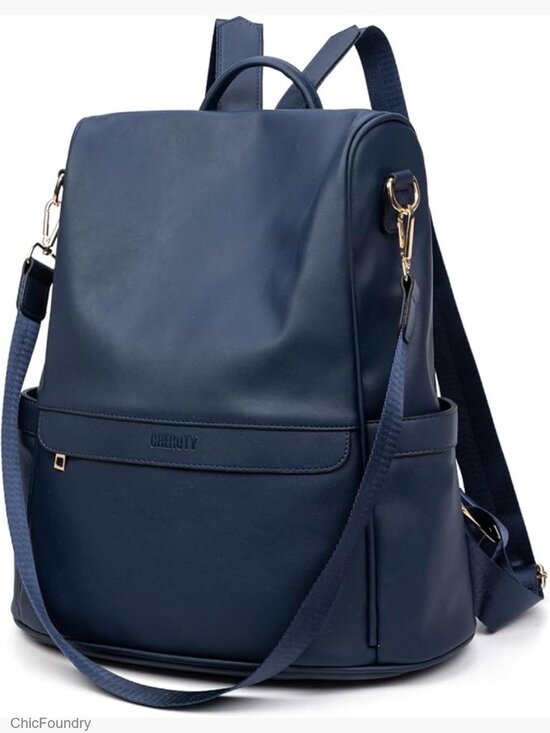 PU Leather Anti-theft Fashion Backpack Purse Casual Shoulder Bag Satchel Laptop main image 7